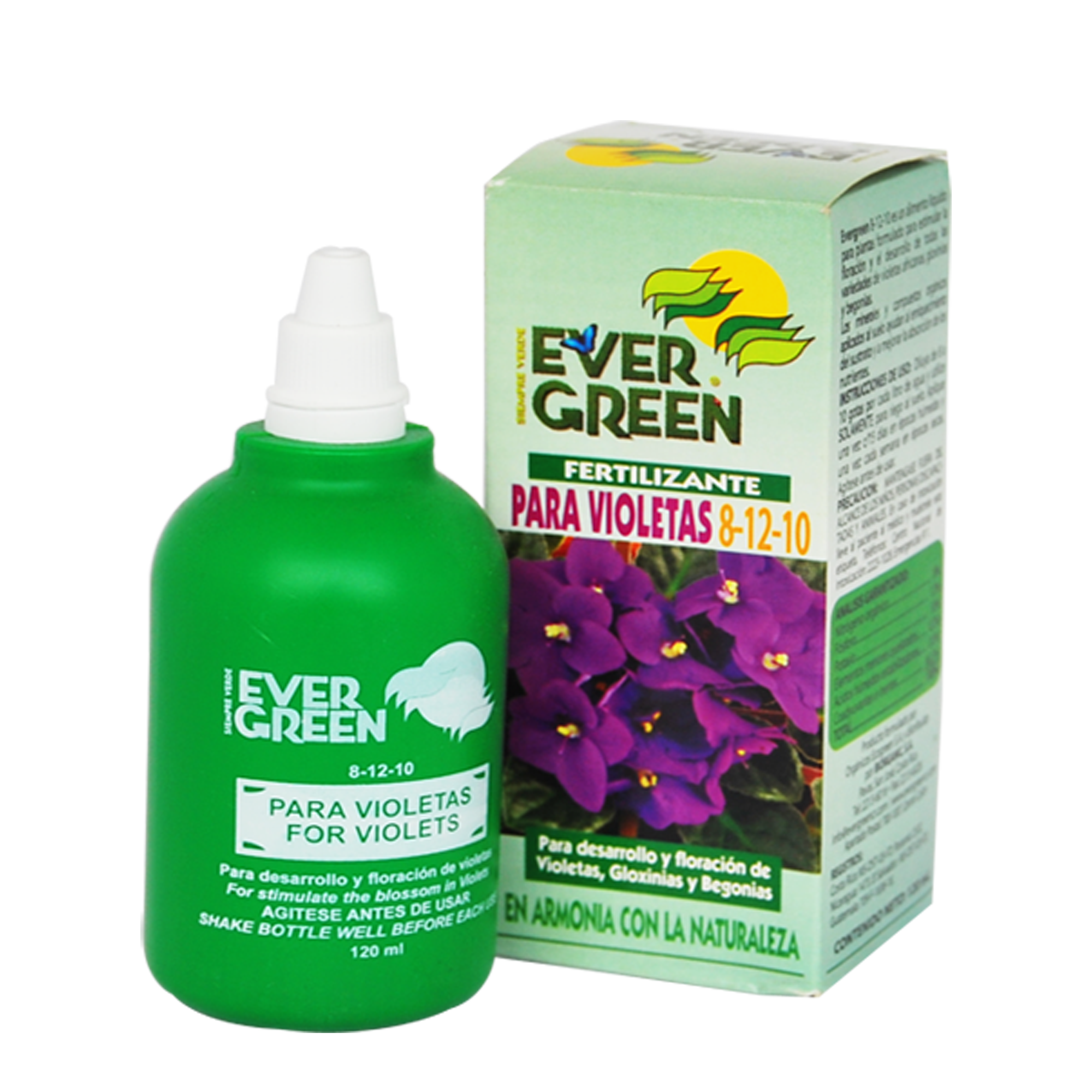 Fertilizante para Violetas 8-12-10 | Evergreen CR